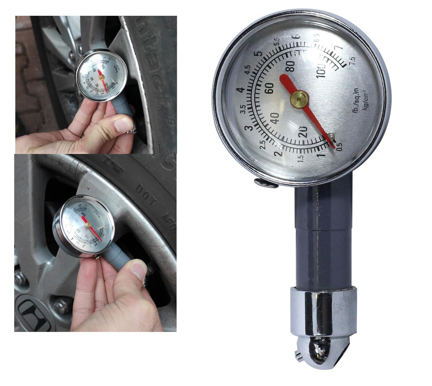 Nt Tools İbreli Lastik Hava Basınç Ölçer Ölçüm Cihazı 0-100 Psi NTT8621