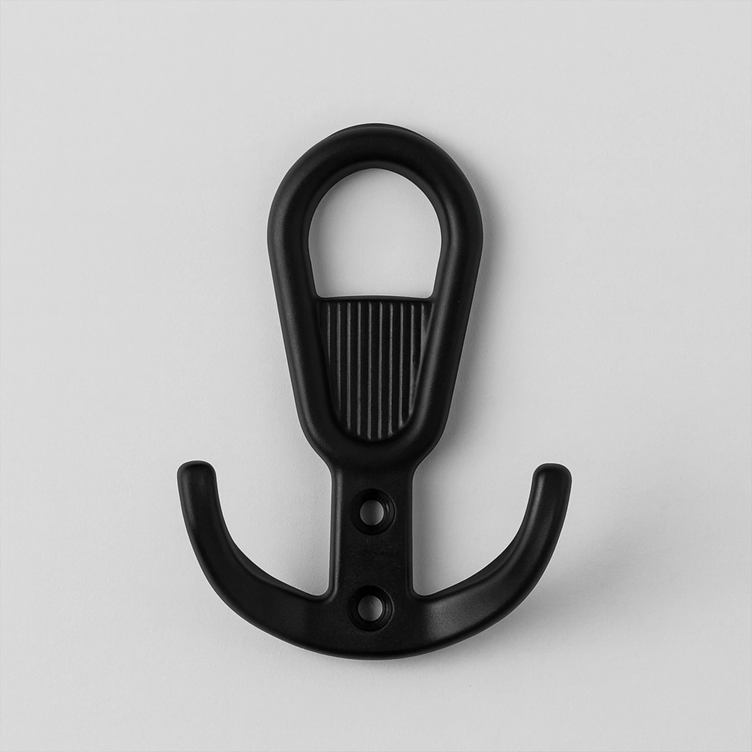 Yunus Siyah Askı Askılık Duvar Vidalı Çanta Elbise Asma Portmanto Vestiyer Banyo Mutfak Askısı