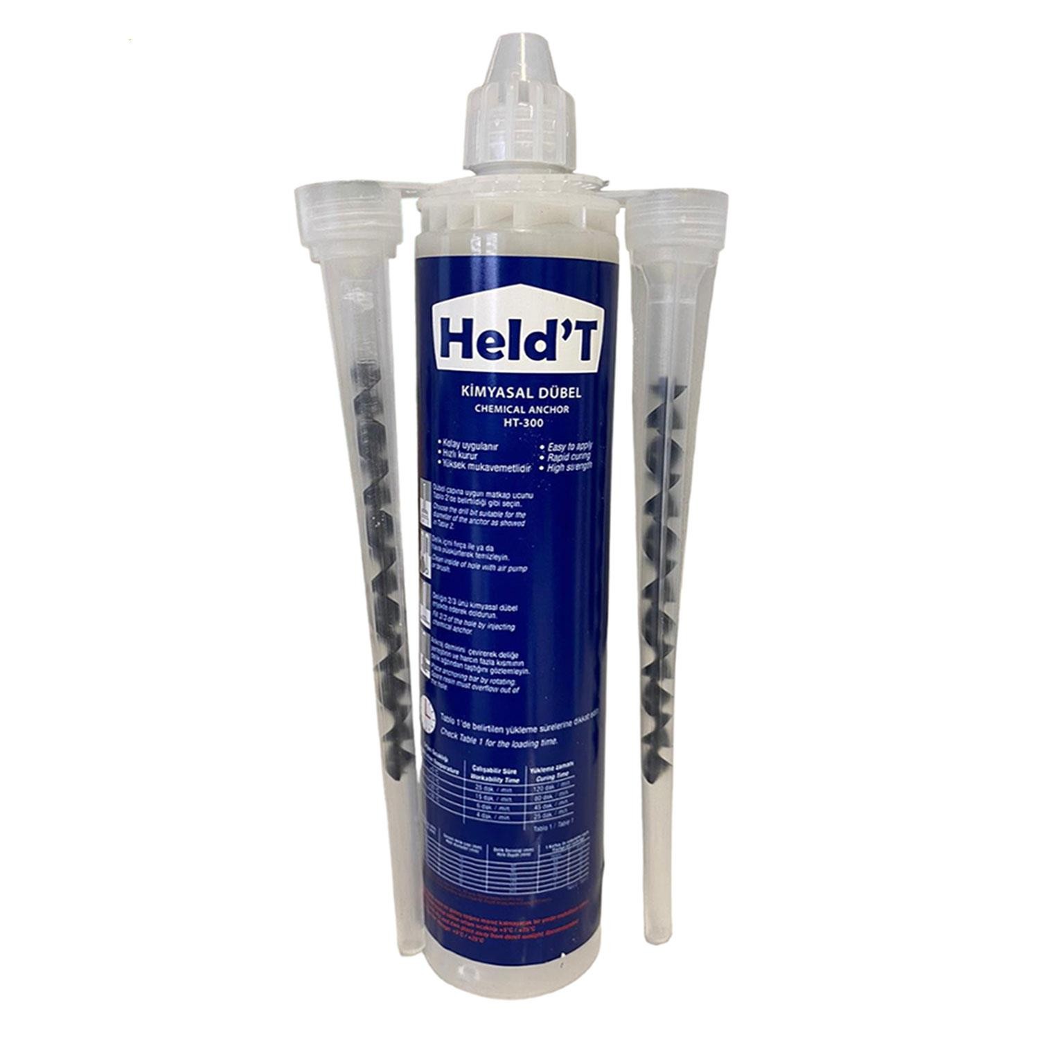 HELDT HT300 Epoksi Kimyasal Dübel F.1311 Polyester Bazlı 300 ML