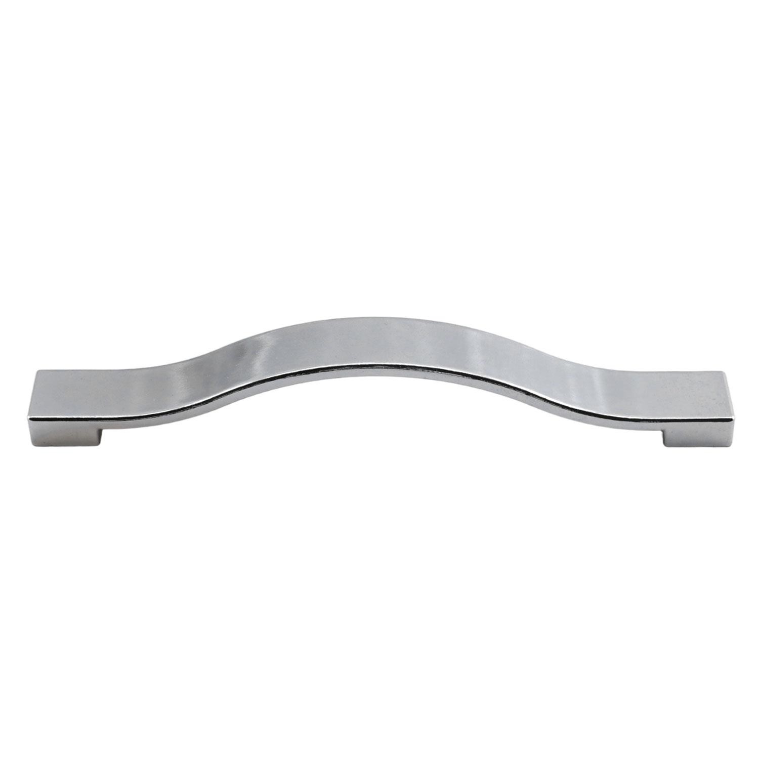 Akasya Düz Mobilya Mutfak Dolabı Çekmece Dolap Kulpu Kulbu Krom (128 MM-12.8 CM) Metal Kulpları