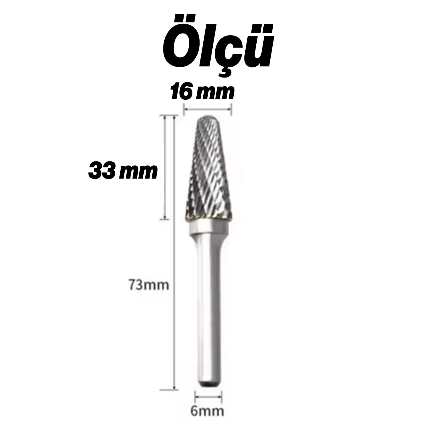 Freze Uç L Tipi Törpü Kalıpçı Metal Demir Ahşap Plastik Taş Oyma Makinesi Ucu Konik Matkap Uyumlu