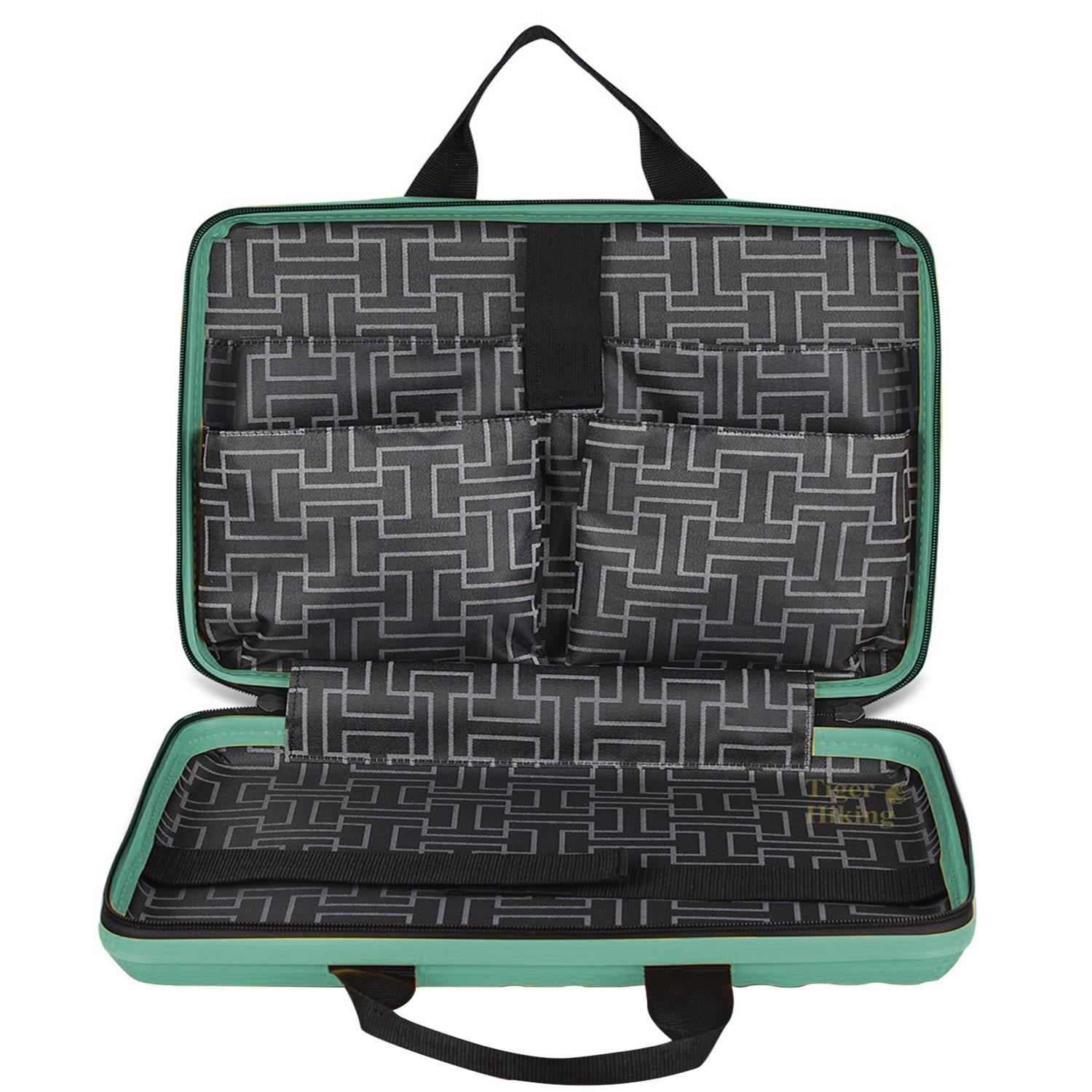 Laptop Çantası Kırılmaz Su Geçirmez Notebook Dizüstü Bilgisayar Taşıma Jade 40x30 Cm 16 İnç