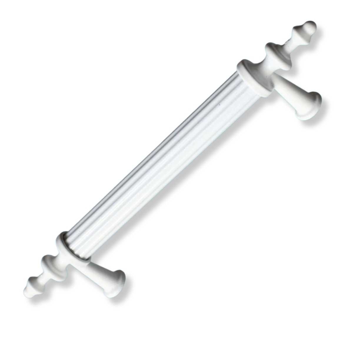 10 ADET Erciyes Mobilya Mutfak Dolabı Çekmece Dolap Kapak Kulpu Kulbu Beyaz (96 MM-9.6 CM) Metal Kulpları