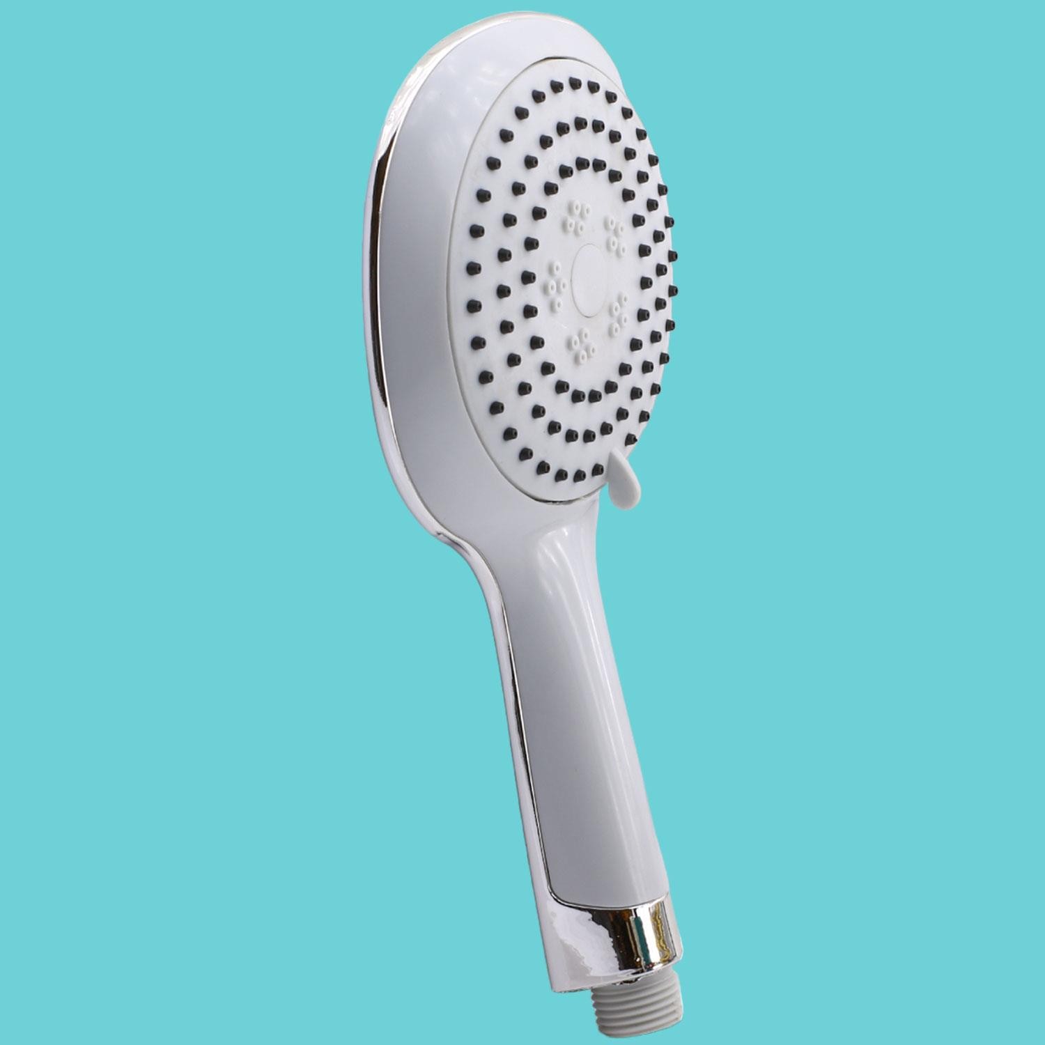 Banyo Duş Başlığı Fiskiyesi Telefonu Yuvarlak Başlık Beyaz