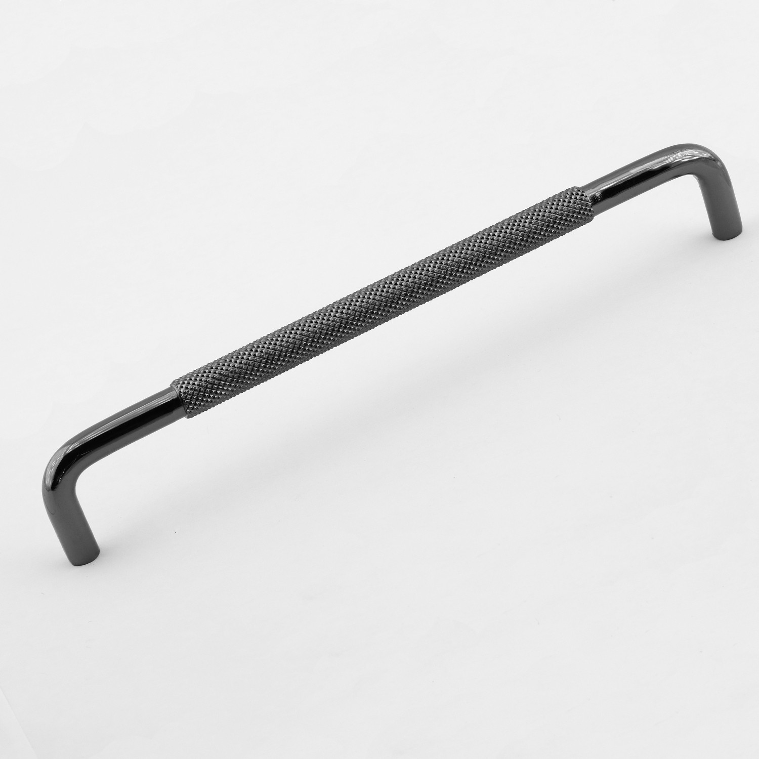 Tırtıklı Füme Metal Kulp 320 mm 32 cm Mobilya Çekmece Dolap Dolabı Modern Kapak Kulpları