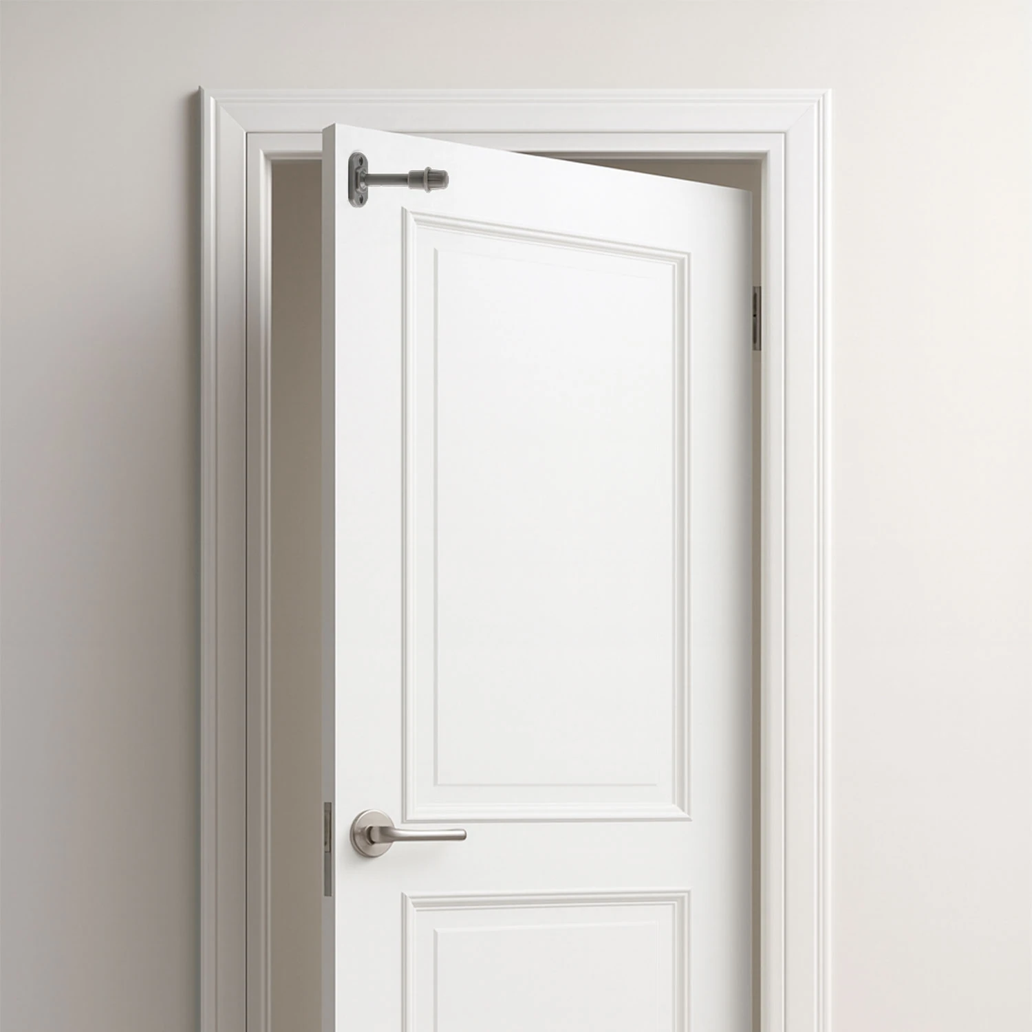 Plastik Kapı Pencere Arkası Gri Renk Tampon 8 CM Vidalı Duvar Koruyucu Silikon Stoper 1 Adet