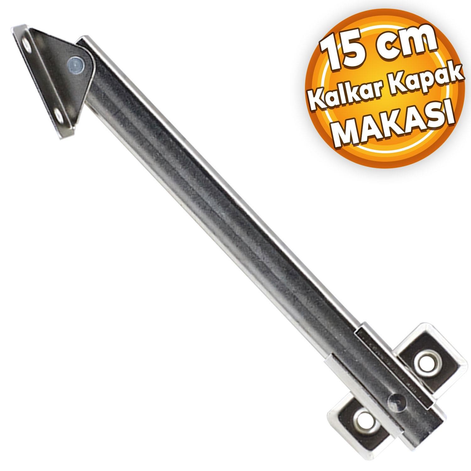 Kalkar Kapak Makası Dolap Çekmece Metal 15 Cm Sessiz Açma kapama Amortisör Piston