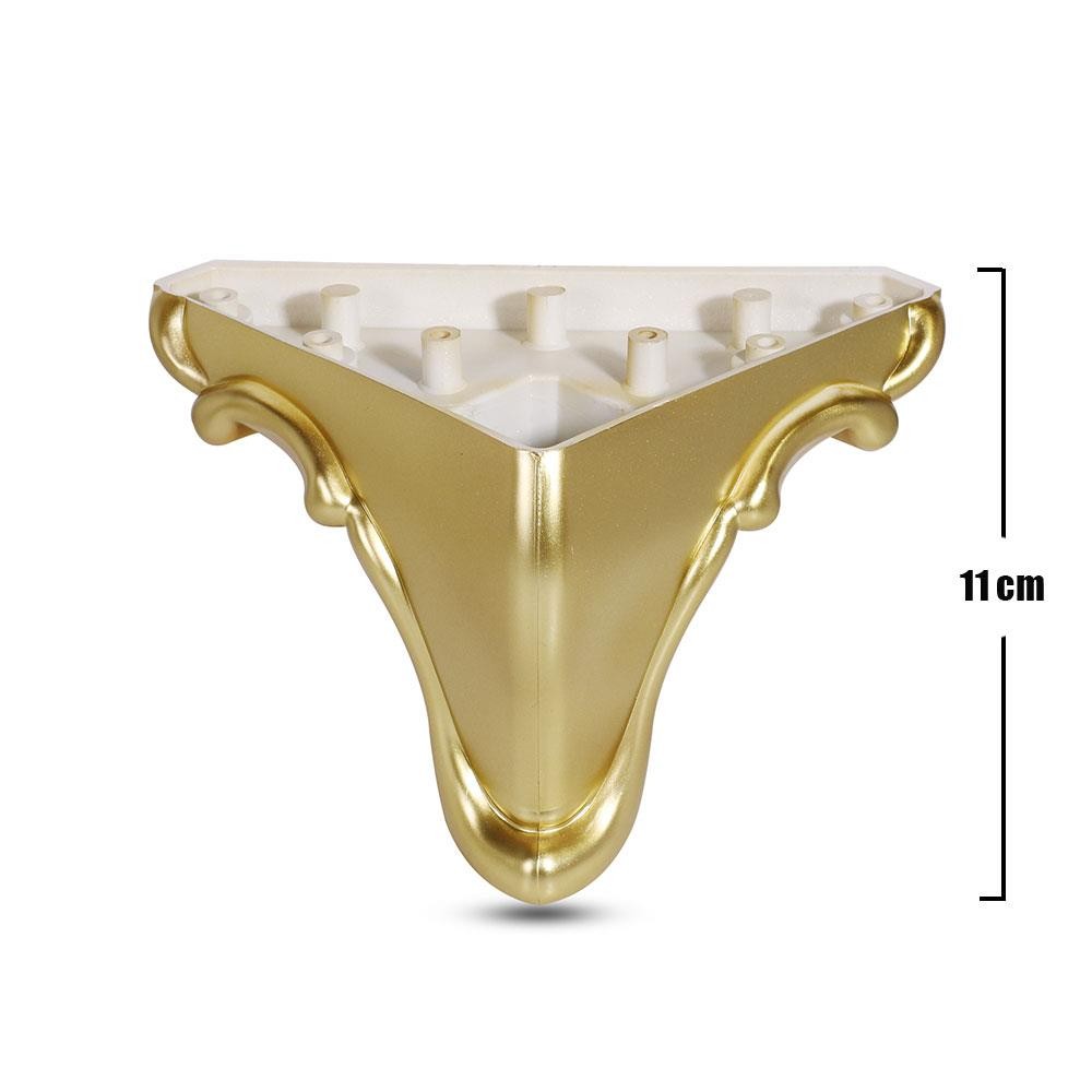 Kuğu Mobilya Kanepe Masa Puf Sehpa Ayağı Gold Düz Baza Ayak 11 cm (4 ADET)