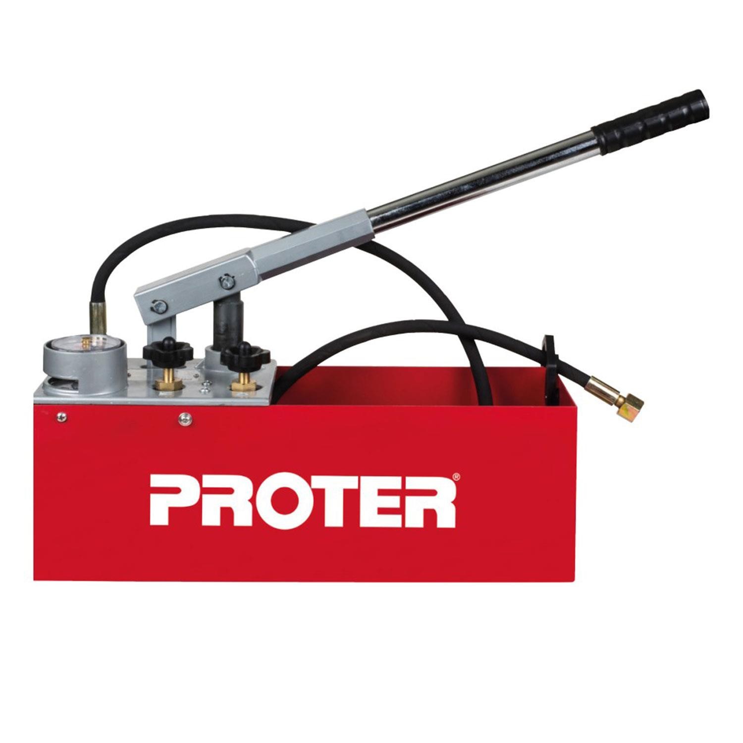 Proter PR60 Hidrolik Su Test Pompası Temiz Su 60 BAR 1/2" 12 LT Manuel