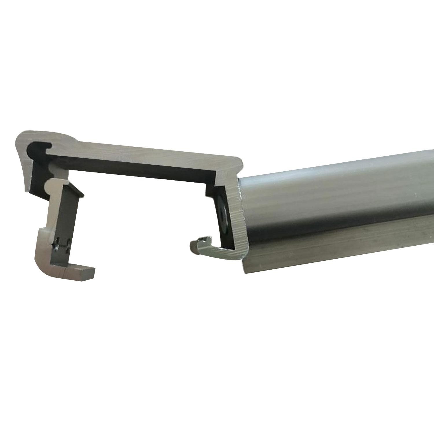 Balkon Çamaşır Kurutma Askısı Alüminyum Küpeşte Askılığı Kurutmalık Bronz Kare 6x2.5 cm