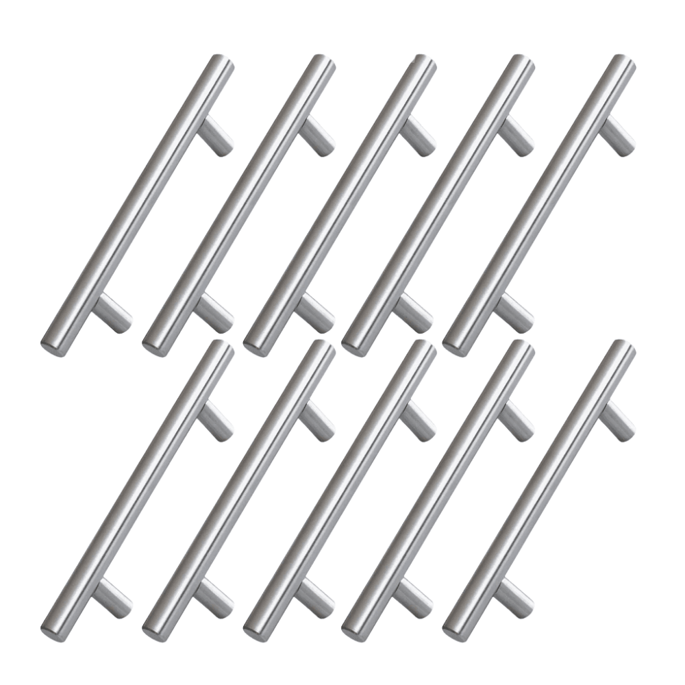 Alteta 192 mm İnox Metal 10 Adet Mobilya Mutfak Çekmece Dolap Dolabı Kapak Kulbu Kulpu Kulpları