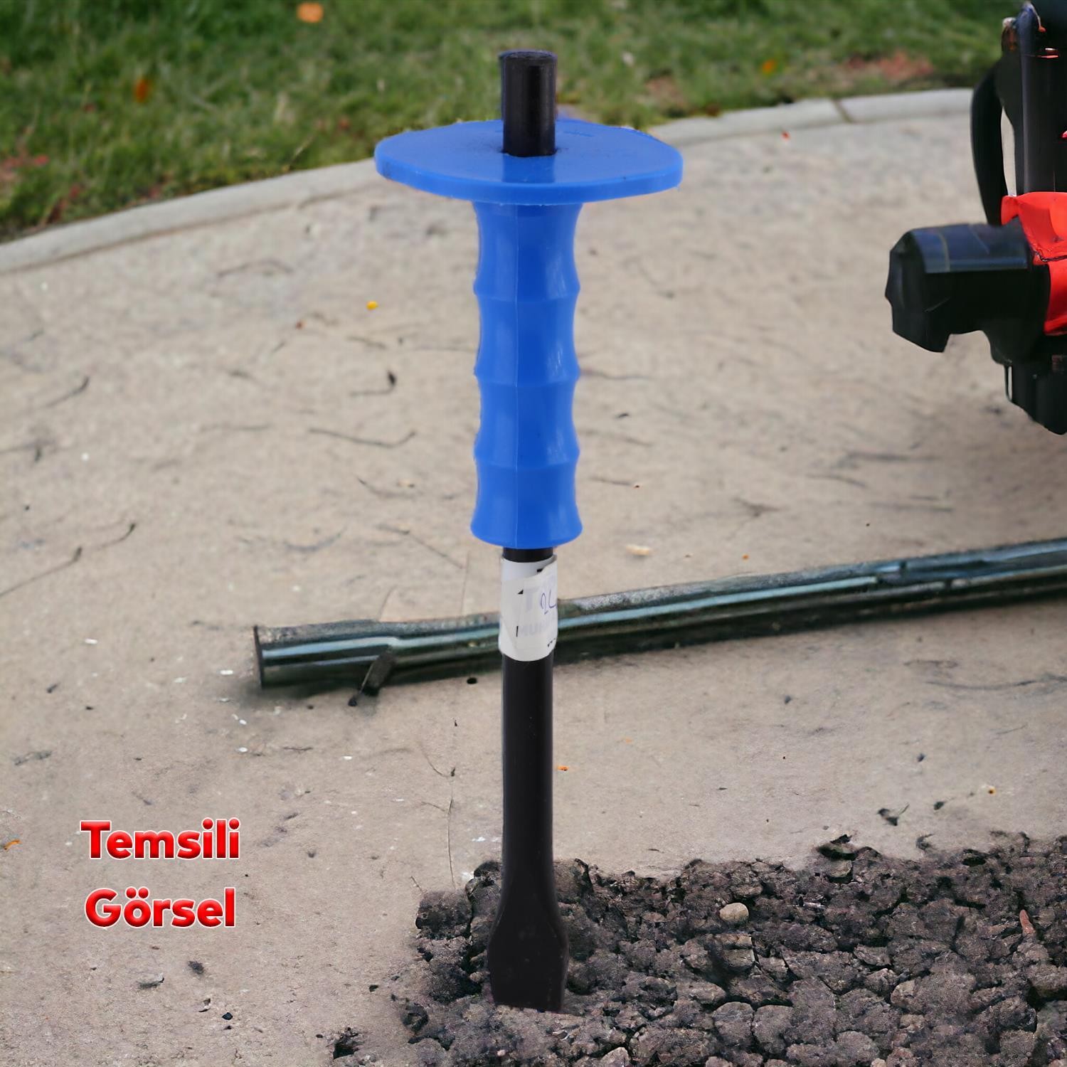 Murç Düz Uç Kırıcı Keski Beton Kaya Taş Maden Delici Hilti Ucu 28 cm