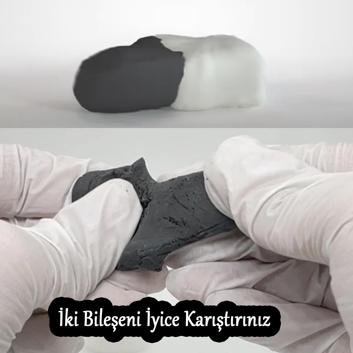 Güçlü Epoksi Macun Yapıştırıcı Hamur Metal Plastik Seramik Çelik Yapıştırıcı Doldurur Boyanabilir