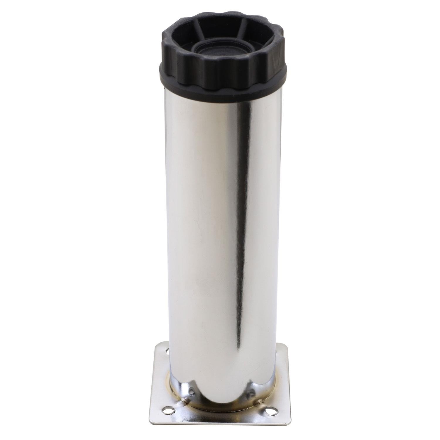 Ayarlanabilir Mobilya Kanepe Baza Koltuk Metal Destek Yükseltici Ayağı 15 Cm Krom Ayakları (5 ADET)