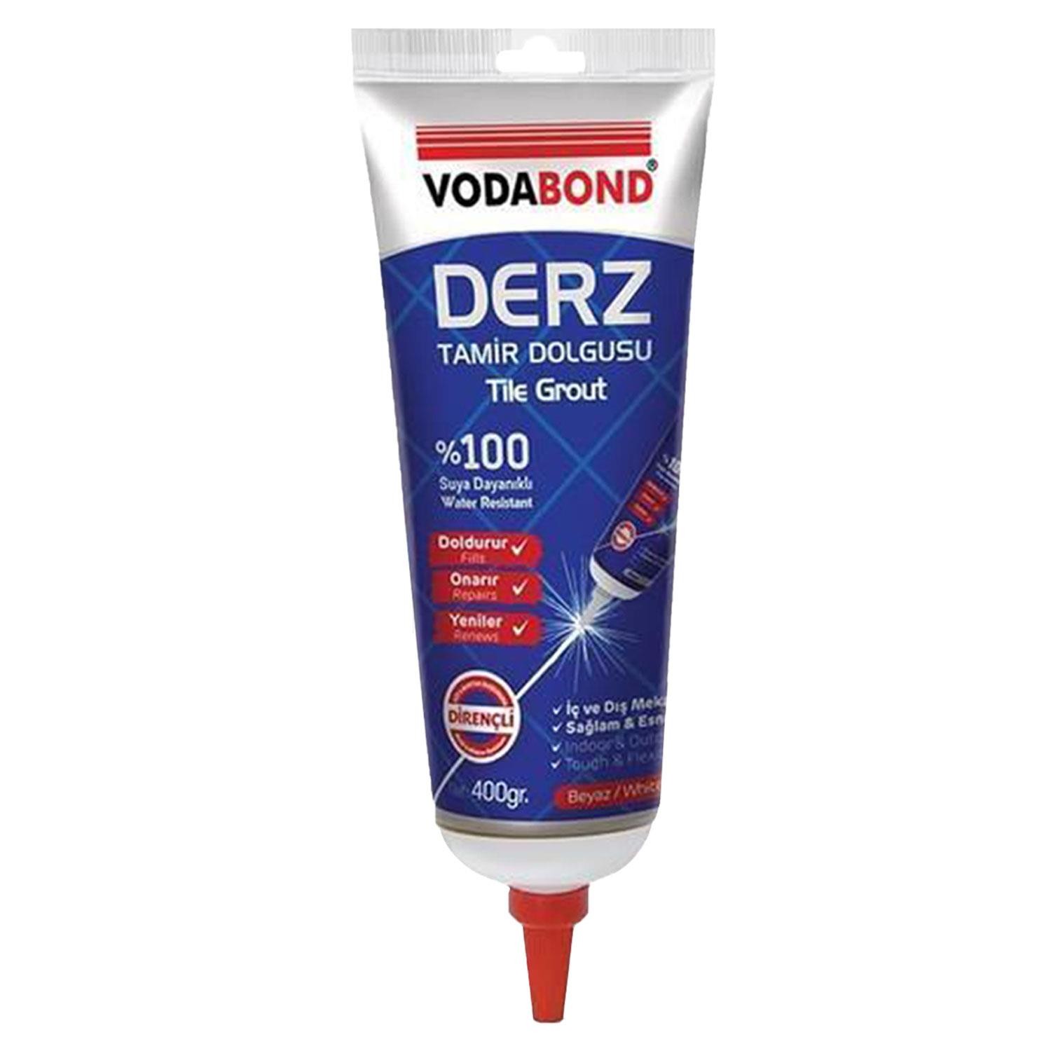 Vodaseal Derz Dolgu 400 gr Beyaz + Edding Derz Kalemi (2'Li SET)
