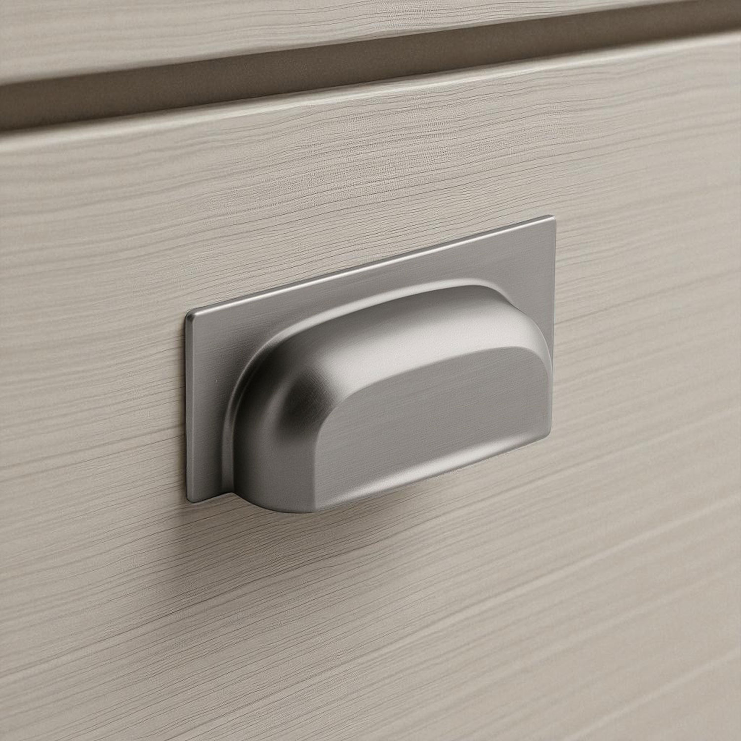 Vira Füme Metal Modern Kulp 64 mm Mobilya Çekmece Dolap Kapak Kulpu Ergonomik Dayanıklı Şık Tasarım