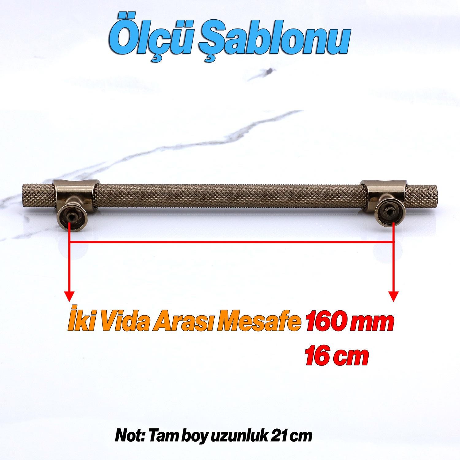 Arsin Bronz Metal Kulp 160 mm - 16 cm Mobilya Çekmece Mutfak Dolabı Dolap Kulpları Kulpu Kulpları