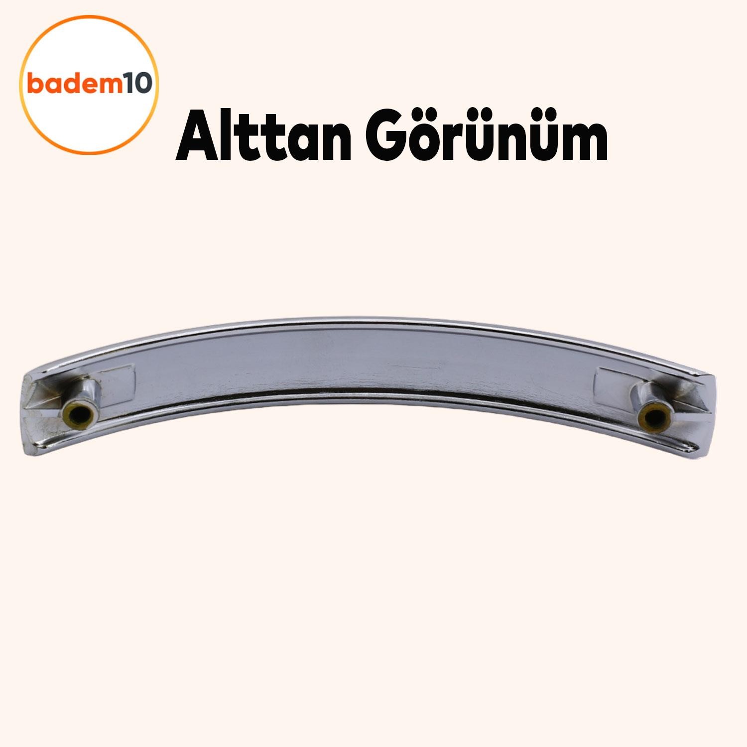 Kemer 10 ADET 128 mm Mobilya Mutfak Dolabı Çekmece Dolap Kapak Kulpu Düz Metal Kulp Kulbu Kulpu Krom