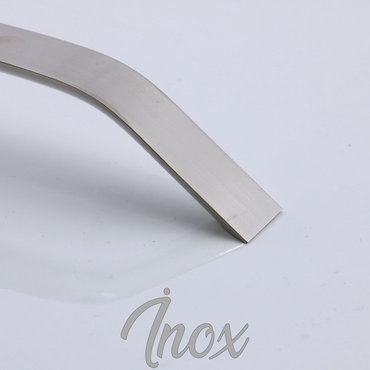 Şahin Metal İnox Kulp 256 mm Mobilya Çekmece Mutfak Dolabı Dolap Kapak Kulpları Kulb Kulpu 25.6 cm