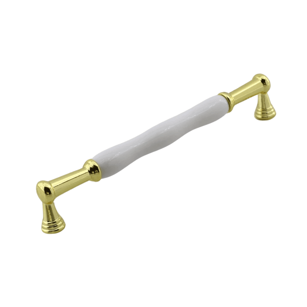 Anav Porselen Gold Altın Kulp 192 mm Mobilya Çekmece Mutfak Dolabı Dolap Kapak Kulplar Kulb Kulpu