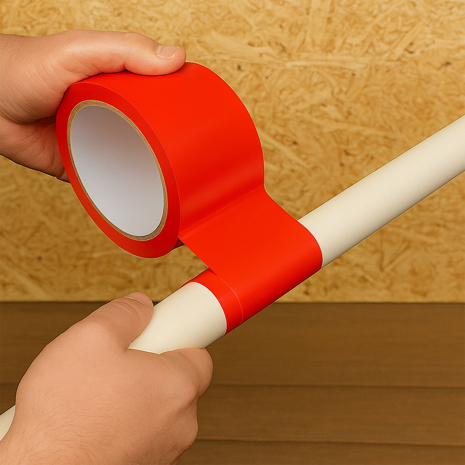 Kırmızı Tamir Bandı 100 mm x 10 mt Çok Amaçlı Güçlü Yapışkanlı Suya Dayanıklı Onarım Yalıtım Bandı