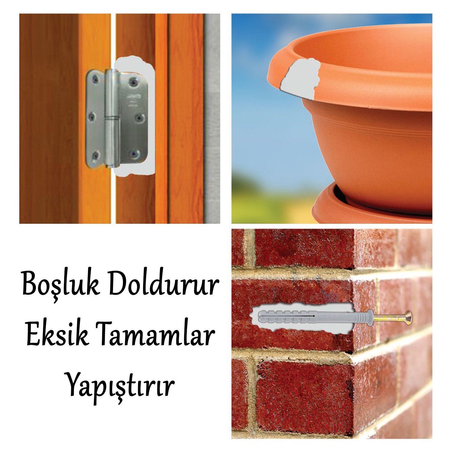 Güçlü Epoksi Macun Yapıştırıcı Hamur Metal Plastik Seramik Çelik Yapıştırıcı Doldurur Boyanabilir