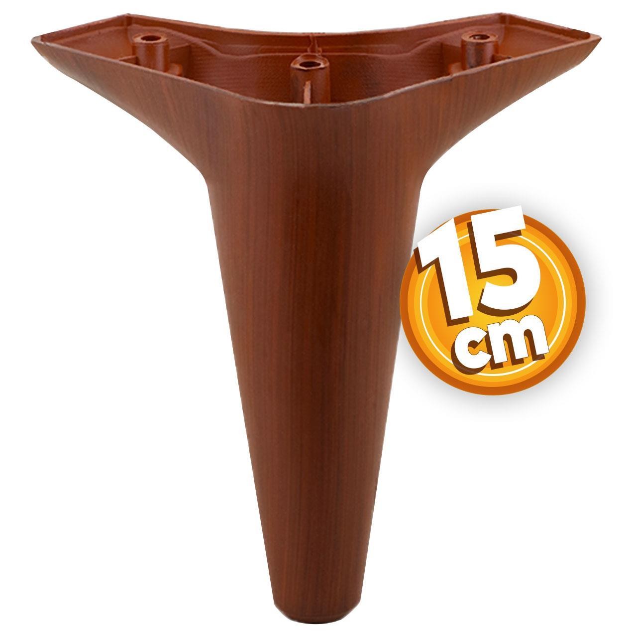 Aspen Lüks Mobilya Kanepe Koltuk Tv Ünitesi Baza Ayağı Ayakları 15 Cm Ahşap Desenli Ayak (4 ADET)