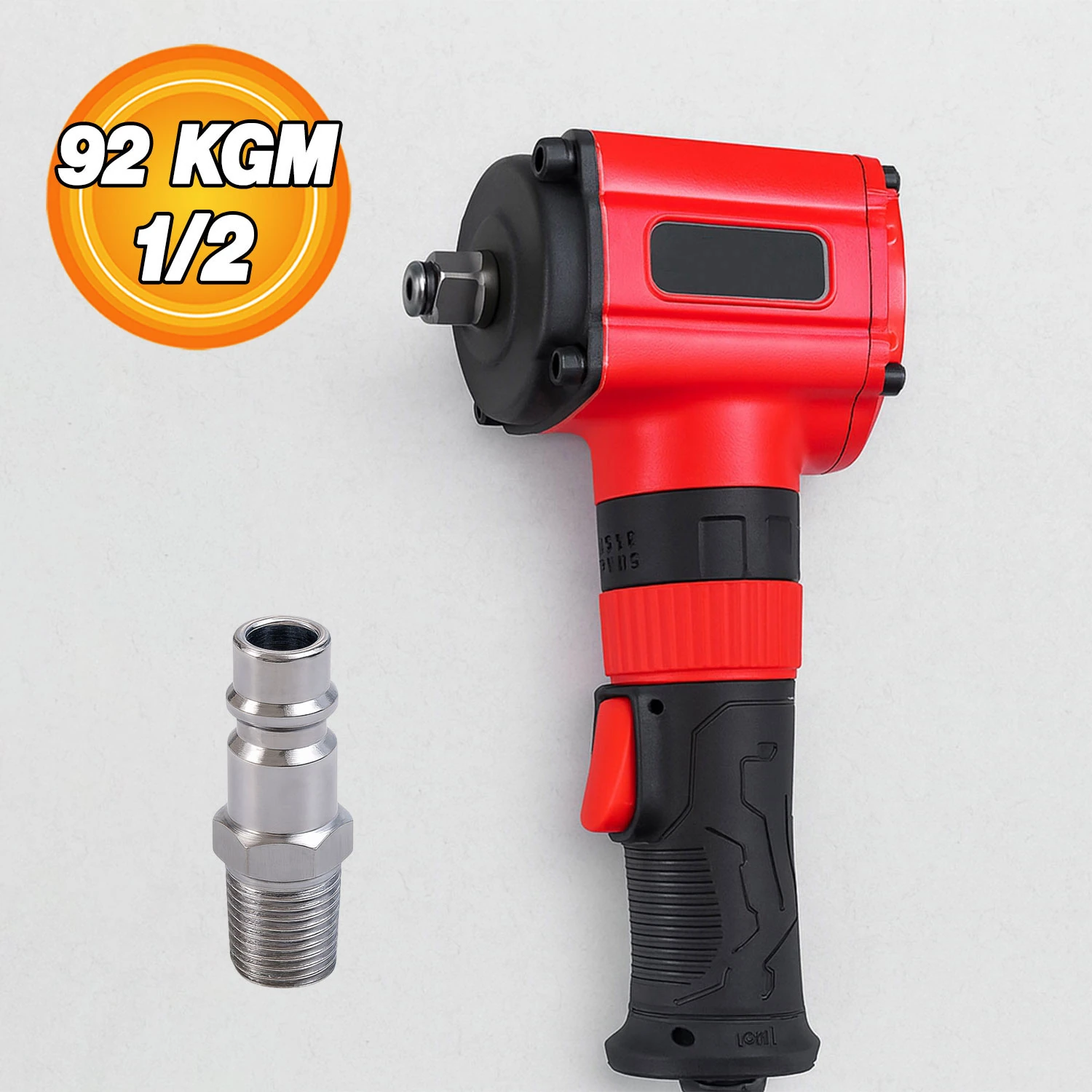 Profesyonel 1/2'' Havalı Somun Sökme Makinesi 92 KGM Güçlü Torklu Darbeli Lokma Sökücü
