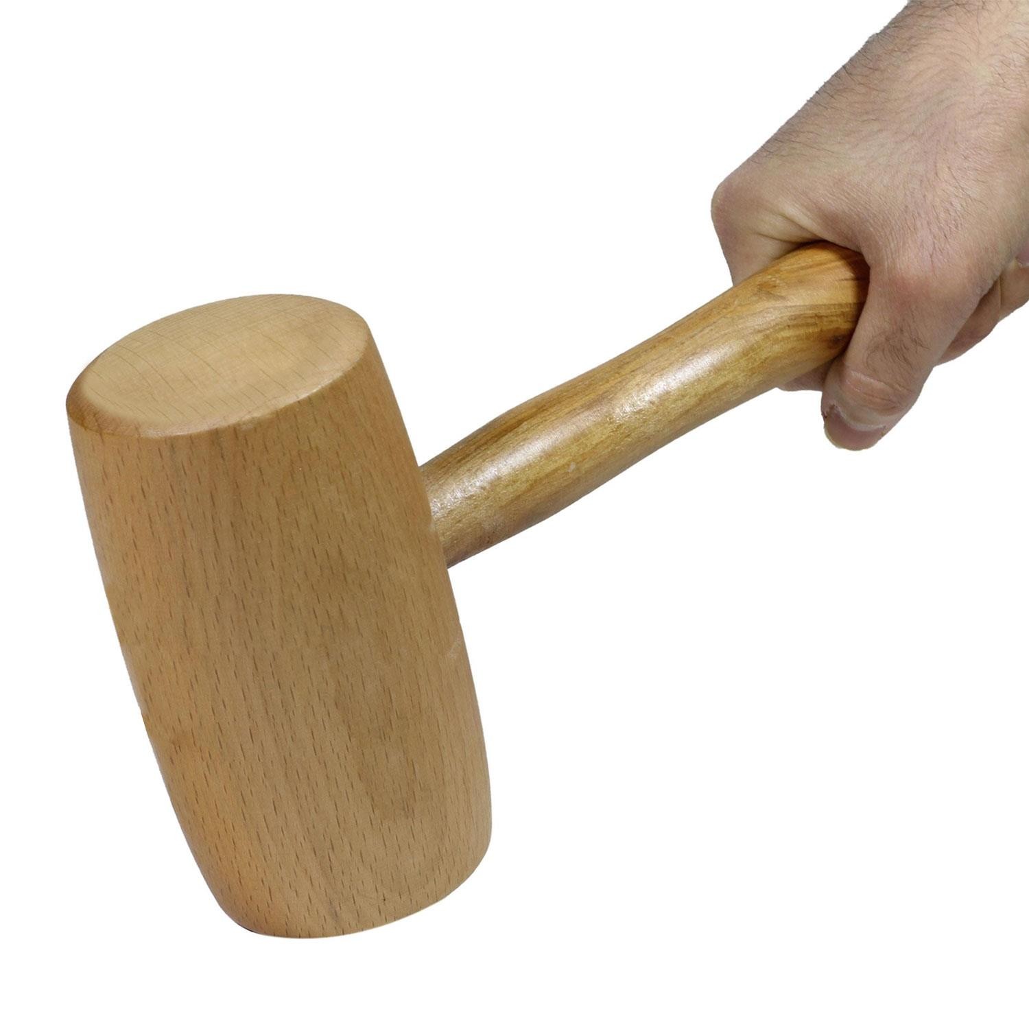 Eltos Ağaç Tokmak Ahşap Hobi Çekici Tokmağı 60 mm