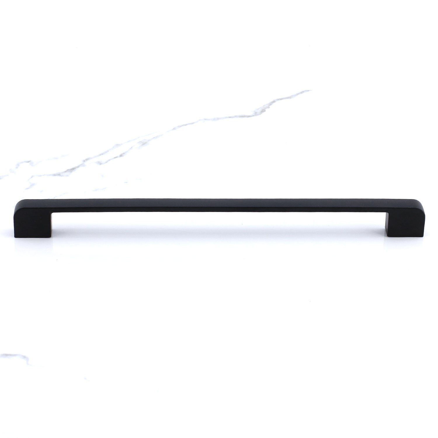 10 Adet Radus 256 mm - 25.6 cm Siyah Metal Mobilya Çekmece Mutfak Dolabı Dolap Kulpları Kulbu Kulpu