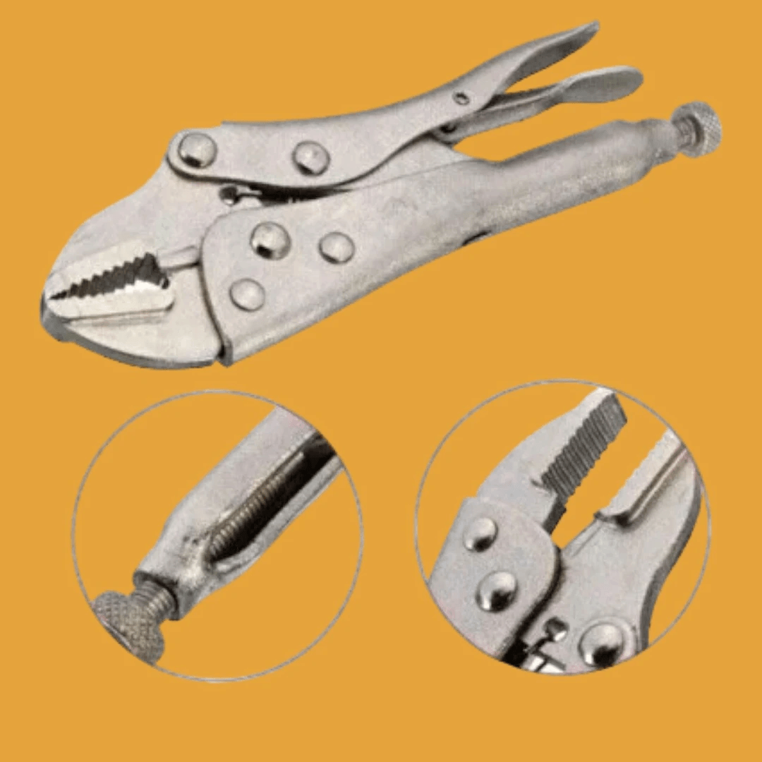 10" İnç 250 mm Eğimli Ayarlı Ayarlanabilir Metal Çelik Pense Çok Amaçlı Pense Mengene Sıkma Sökme El Aleti