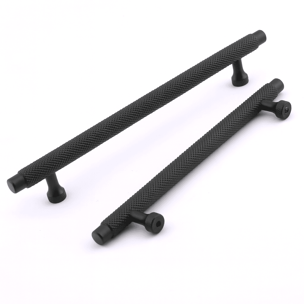 Martin Siyah Metal Kulp 224 mm Mobilya Çekmece Mutfak Dolabı Dolap Modern Kapak Kulpları Grip Desen