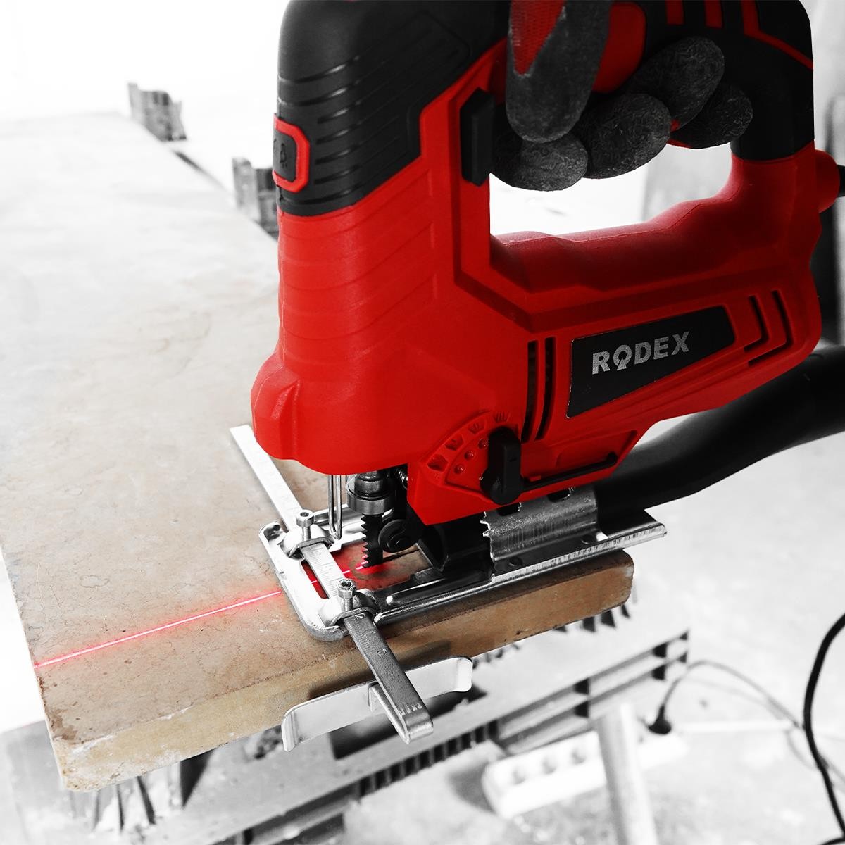 Rodex RDX3650 Dekupaj Testere Ahşap Alüminyum Metal Tahta Plastik Kesme Makinesi 850W