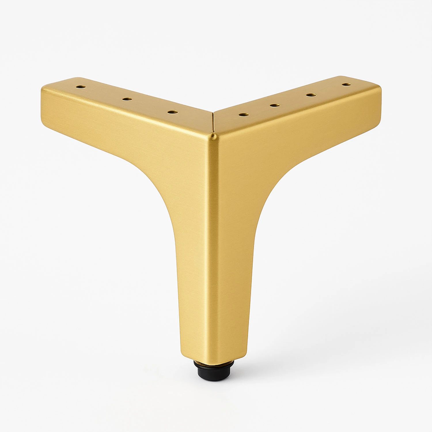 Dekor 17 cm Gold Altın 4 Adet SET Metal Mobilya Ayağı Dayanıklı Ayak Tasarım Koltuk Sehpa TV Ünitesi