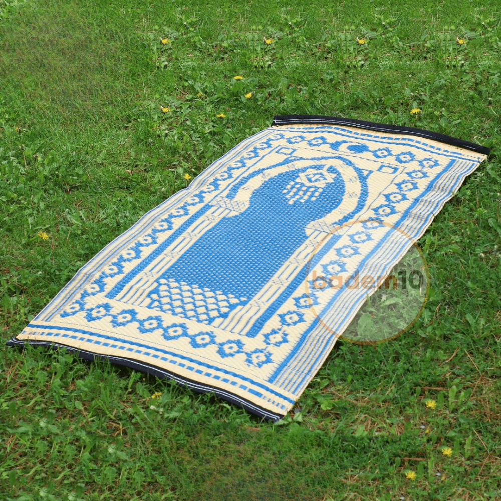 Plastik Hasır 60 x 120 cm Halı Kilim Piknik Cami Park Seccade Namazla Bahçe Balkon Kamp Outdoor