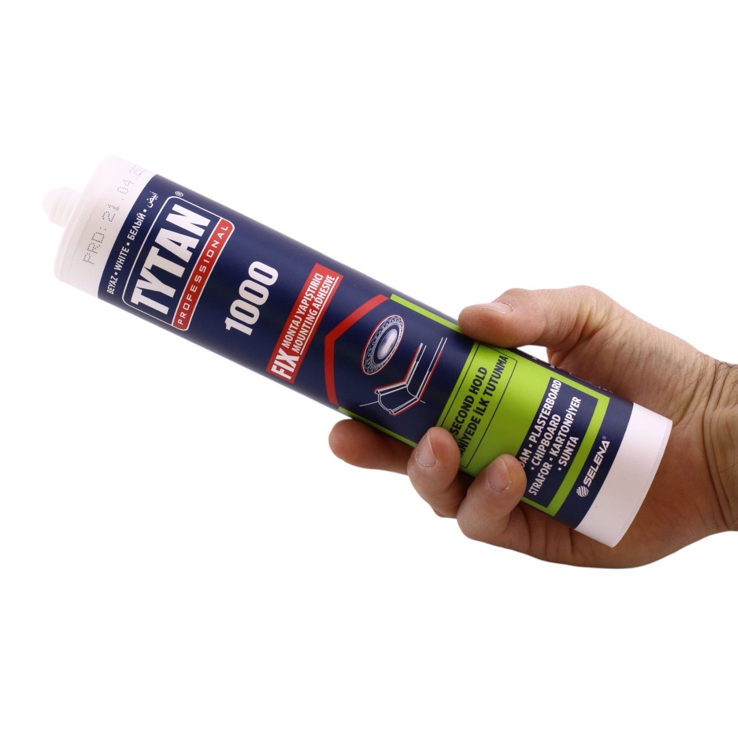 Tytan Fix Montaj Yapıştırıcı 310 ml Beyaz Mutfak Banyo Ahşap Dolap Beton Fayans Mermer Çok Amaçlı