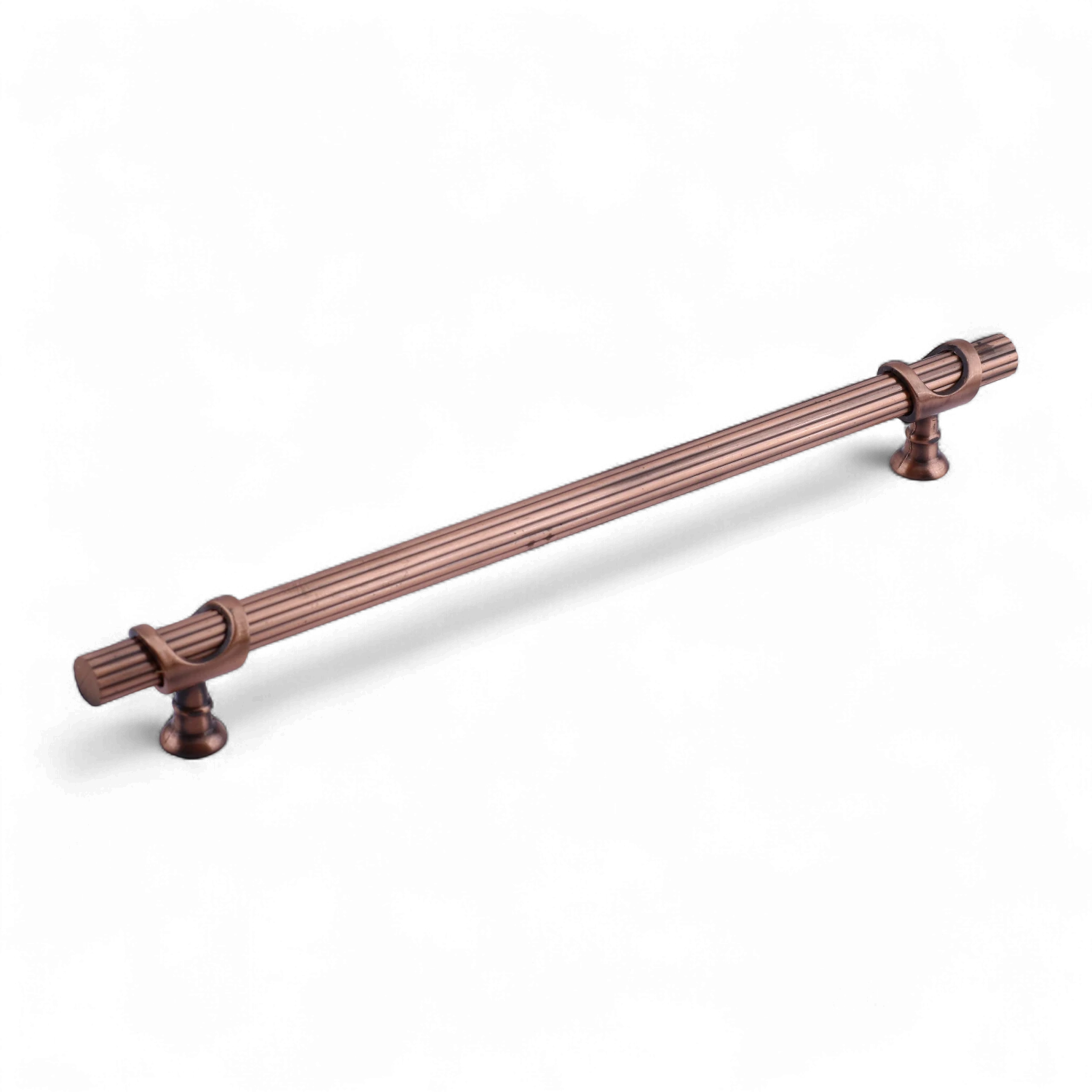 Arsin Çizgili Soft Antik Bakır 224 mm Metal Mobilya Çekmece Dolap Kapak Kulpu Dayanıklı Kulpları