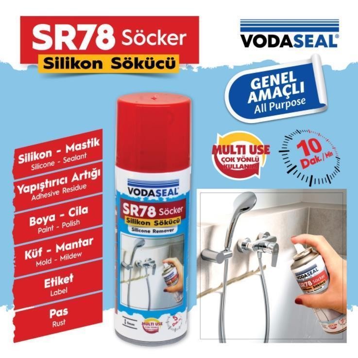 Leak Fix Su Sızdırmaz Sprey Şeffaf 396 Gr + Silikon Boya Sökücü