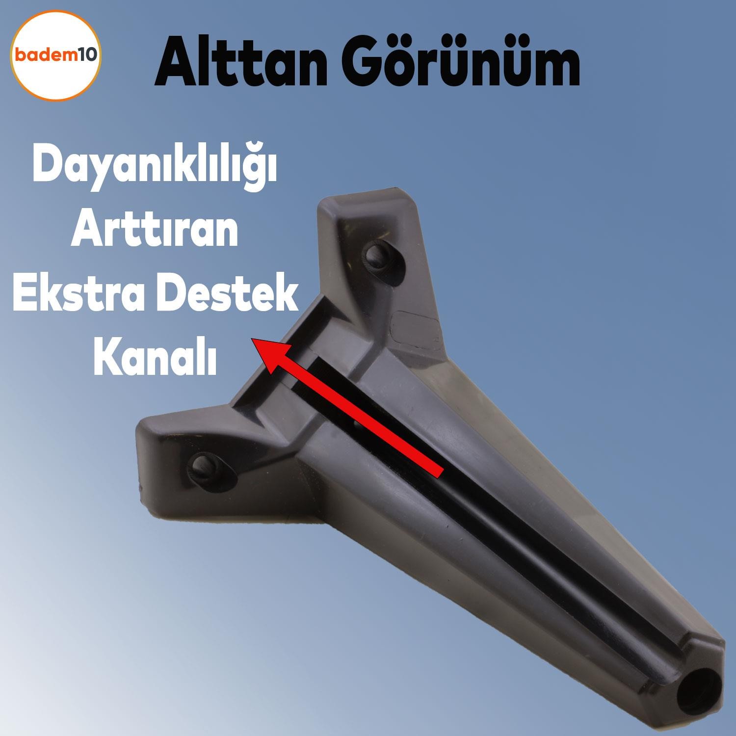 Sedir Lüks Mobilya Kanepe Tv Ünitesi Koltuk Ayağı 20 Cm Siyah Konsol Ayakları