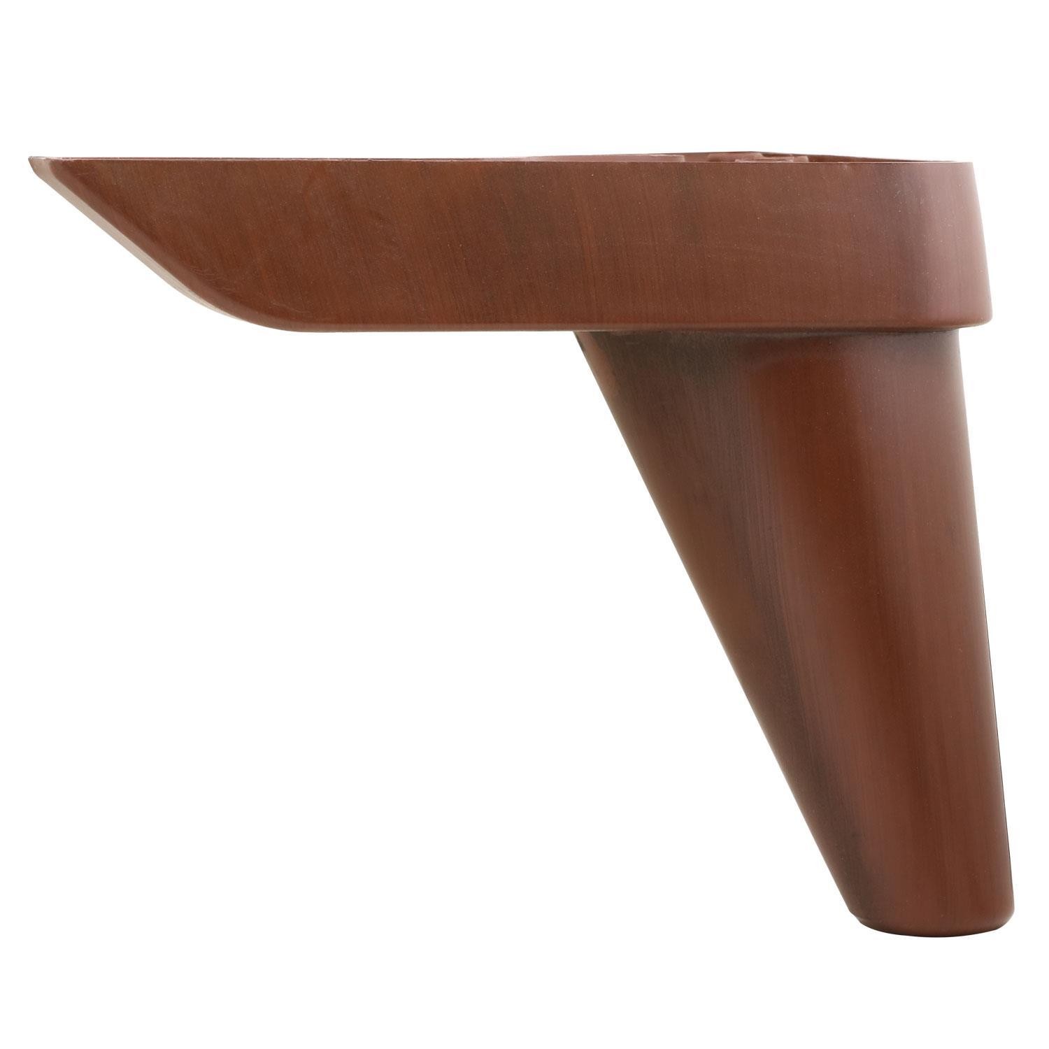 Aspen Lüks Mobilya Kanepe Koltuk Tv Ünitesi Baza Ayağı Ayakları 14 Cm Ahşap Desenli Ayak 4 (ADET)