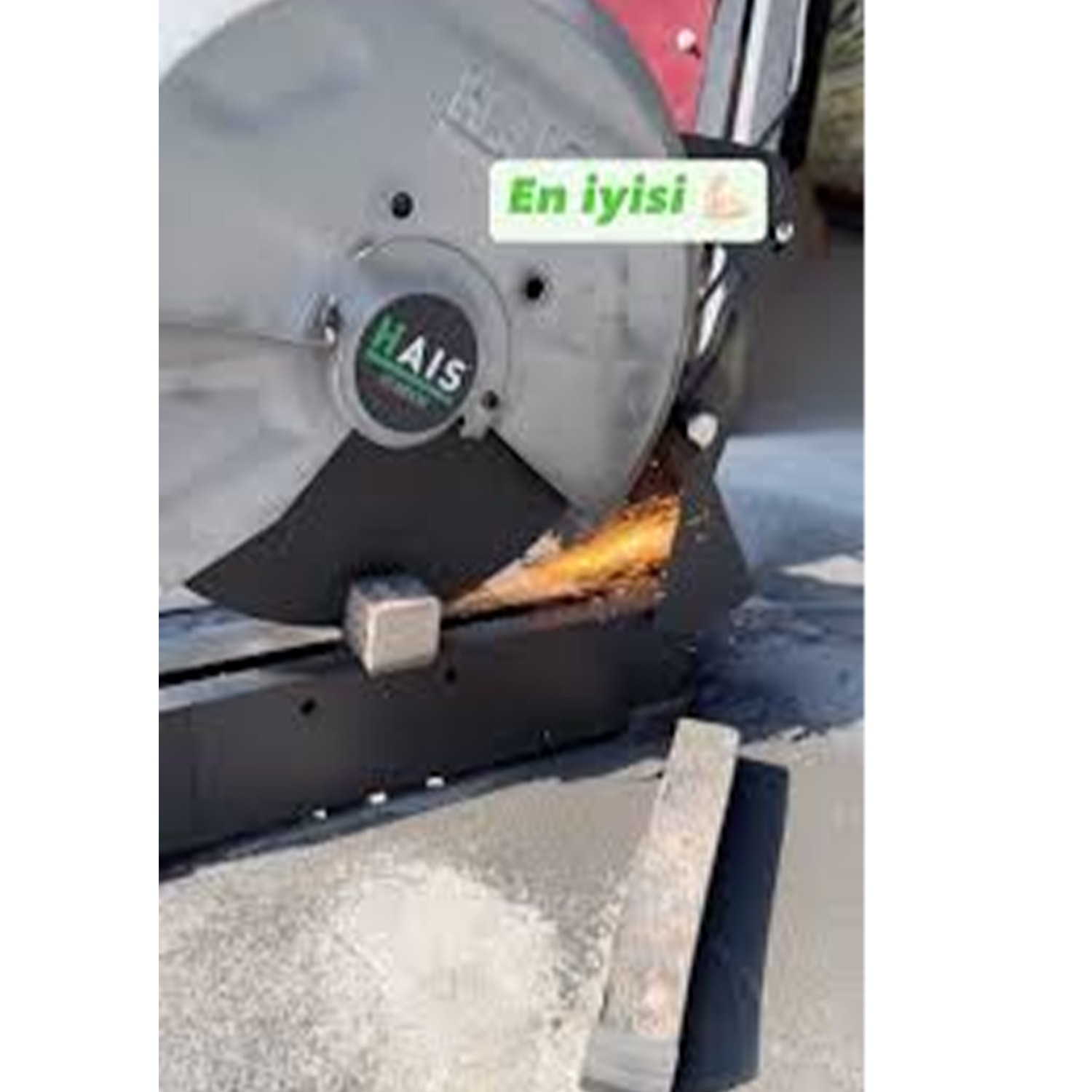 HAIS Taşlı Profil Kesme Makinası 3200 W 3800 rpm 355 mm Demir Metal Kesim Boru Doğrama