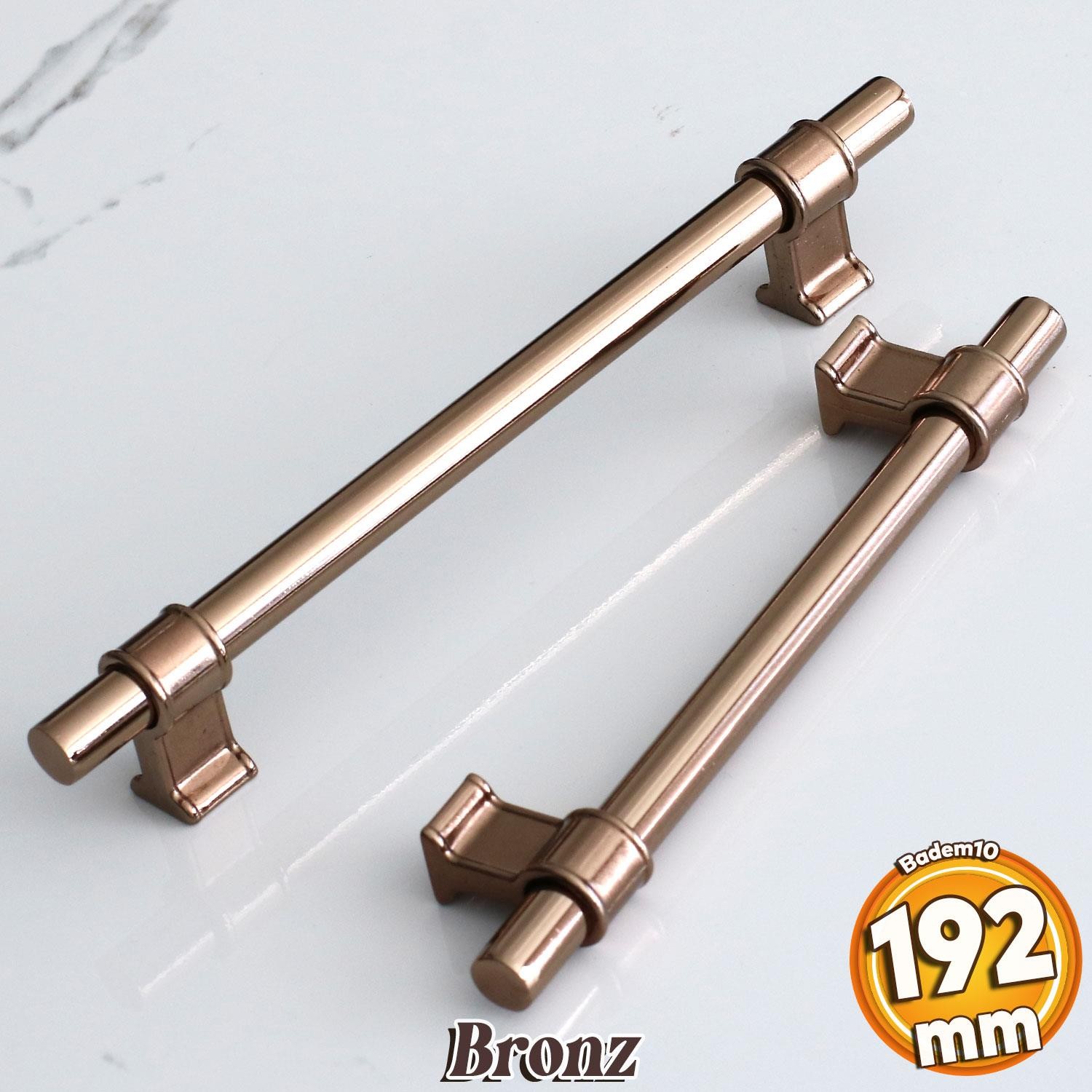 Hisar Bronz Metal Kulp 192 mm-19.2 cm Mobilya Çekmece Mutfak Dolap Kapak Dolabı Kulpları Kulbu Kulpu