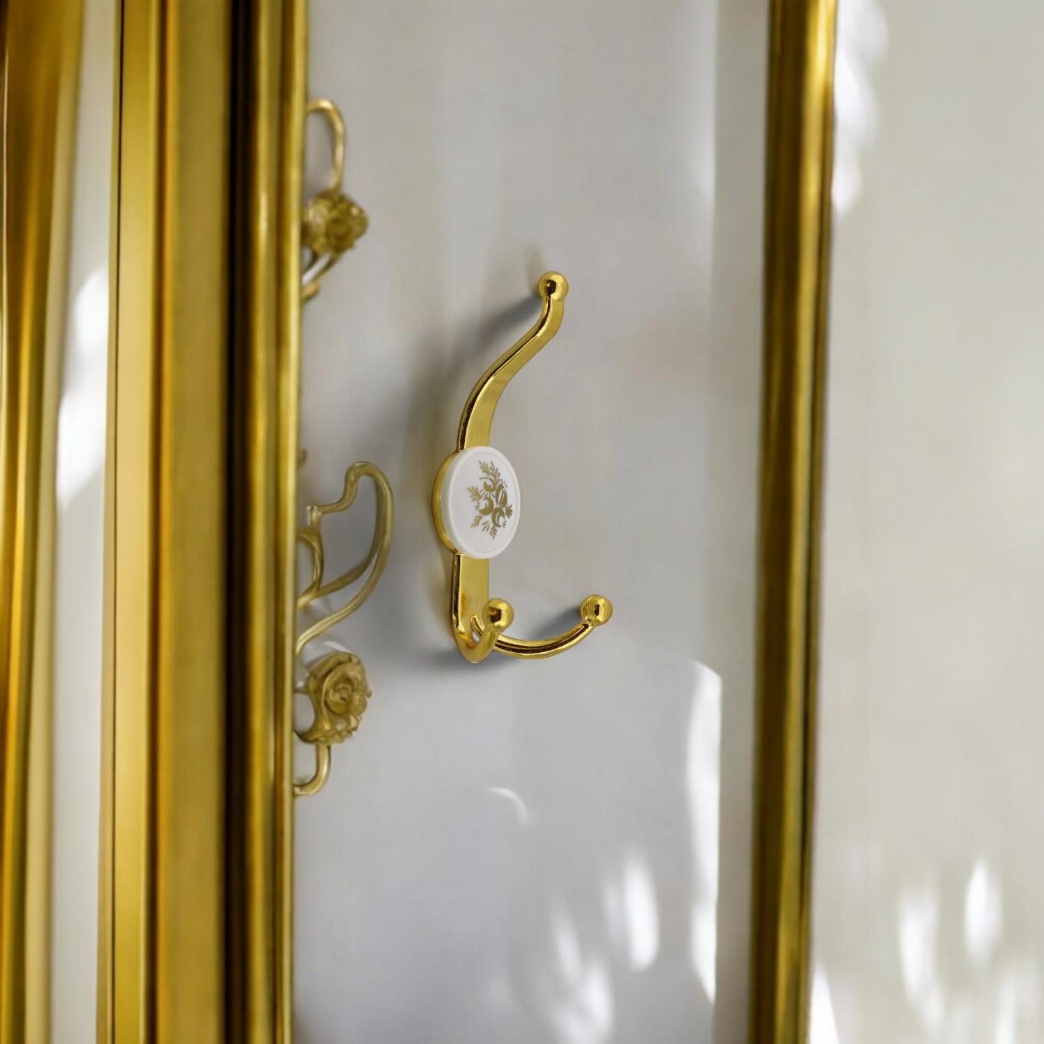 5 Adet Gold Altın Askı Dolap Askılık Askılığı Banyo Mutfak Askısı Duvar Kapı Elbise Kıyafet Vestiyer