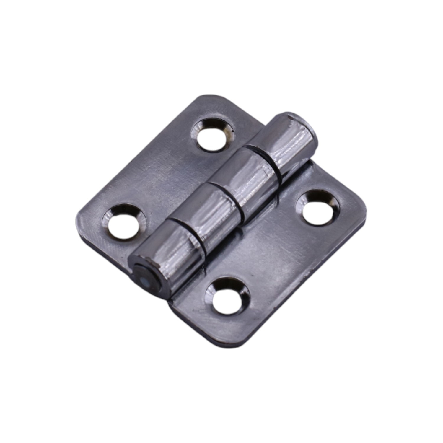 Menteşe 4 ADET SET Yaprak Gümüş Metal 40x40 mm Kapi Pencere Dolap Mobilya Kapak Menteşe Bağlantı