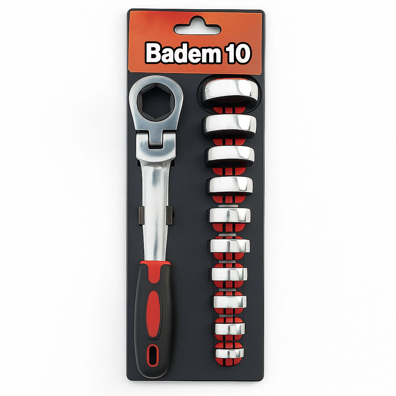 Profesyonel 13 Parça Değişebilir Kafalı Kombine Anahtar Takımı Çok Amaçlı Dayanıklı El Aleti Seti