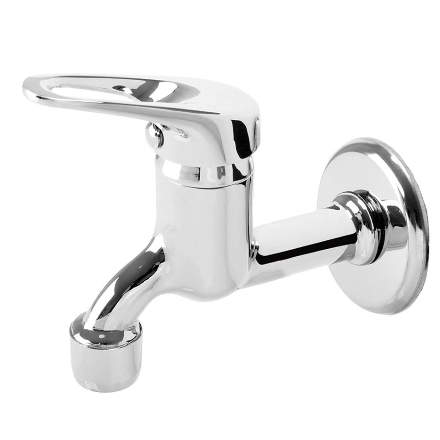 Kısa Tuvalet Bahçe Çeşme Balkon Lavabo Musluğu 25 mm 11 cm