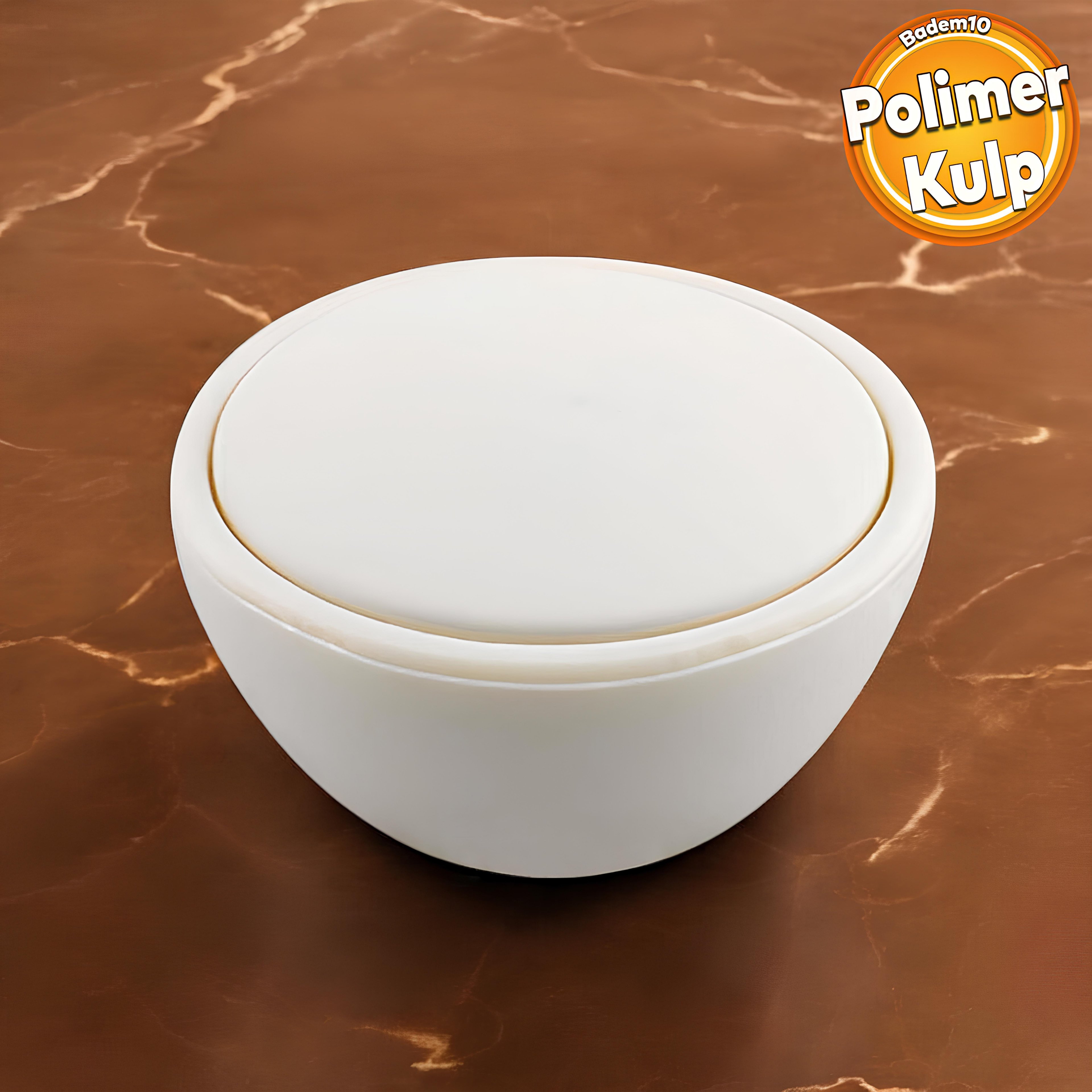 Piyano Polimer Düğme Kulp DışBükey Mat Aytaşı Dolap Mobilya Mutfak Dolabı Çekmece Kulpu Kulbu