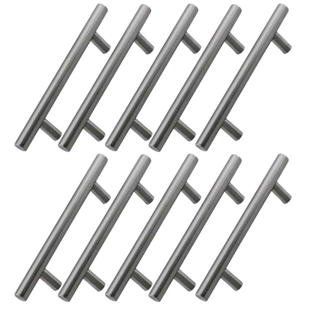 (10 Adet) Mia Mojan 96 mm İnox Metal Mobilya Mutfak Çekmece Dolap Dolabı Kulbu Kulpu Kulpları