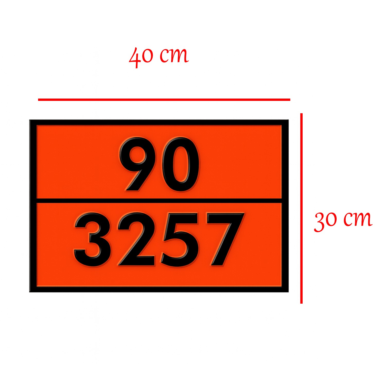 Metal 40x30 cm Levha (1 Adet) 99-3257 Tehlikeli Madde Uyarısı 100° Üstü Sıcak Madde Uyarı Levhası