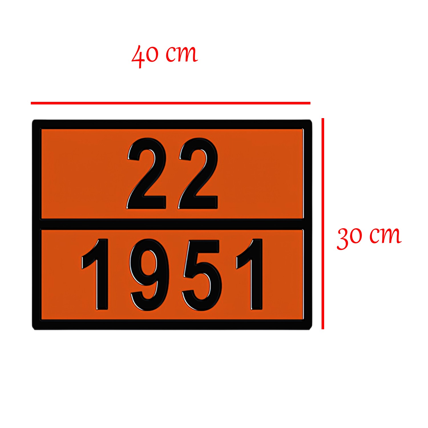 Metal 40x30 cm Levha (1 Çift) Soğutulmuş sıvı argon (Likit Argon) Gaz Taşıma Uyarısı Tır Lojistik